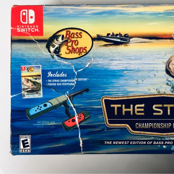 Bass Pro Shops The Strike Championship Edition Nintendo Switch New Rare Open Box - Picture 6 of 12
